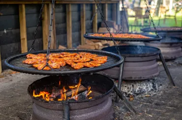 Houtvuur barbecue
