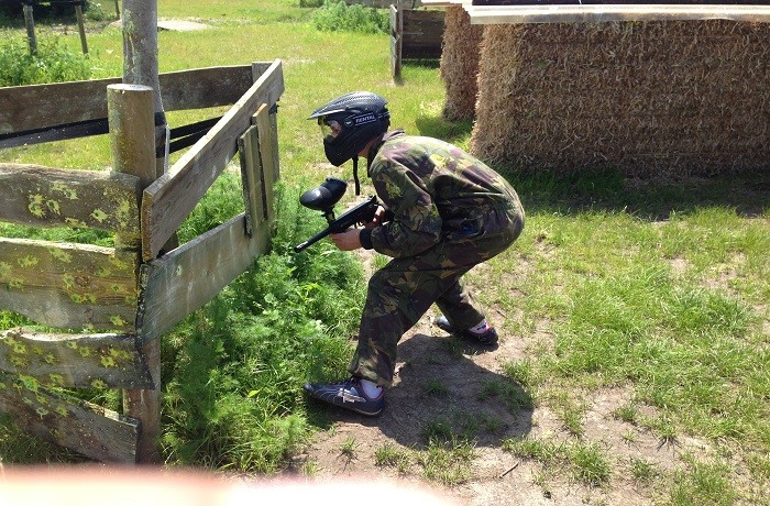 Outdoor paintball