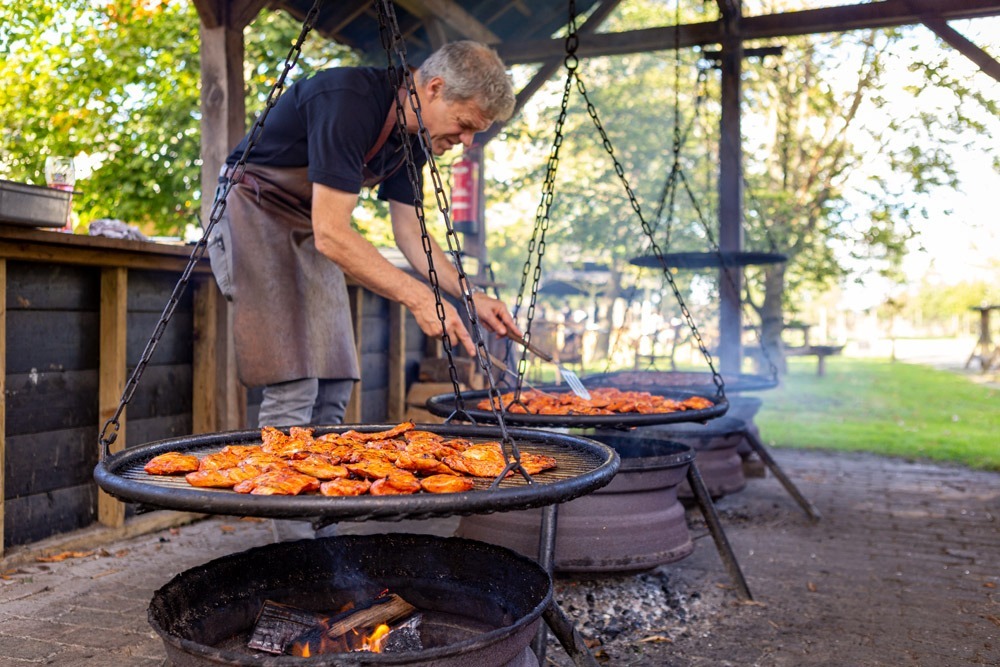 houtvuur barbecue