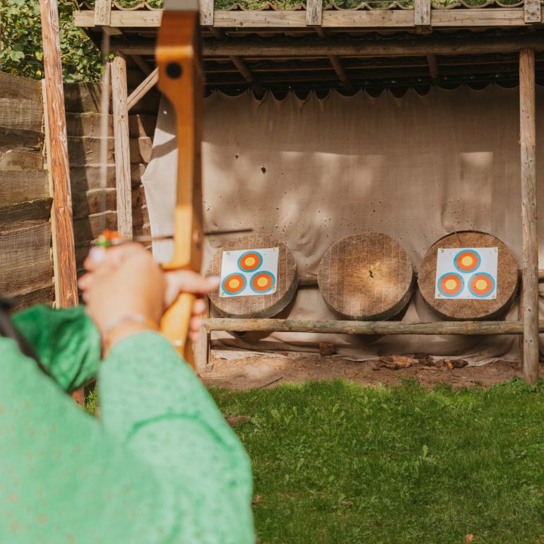 Handboog schieten