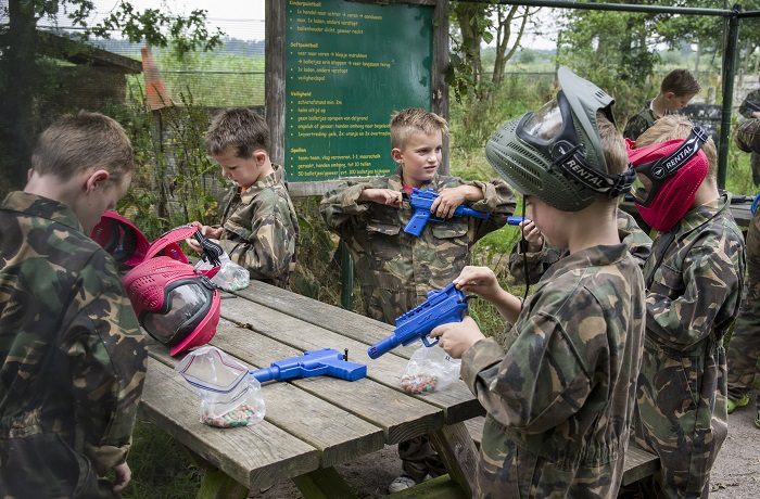 Kinderfeestje Paintball