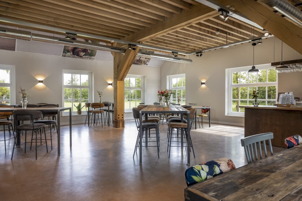 Feestlocatie in het groen