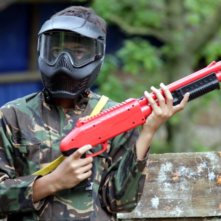 Kinderfeest painball